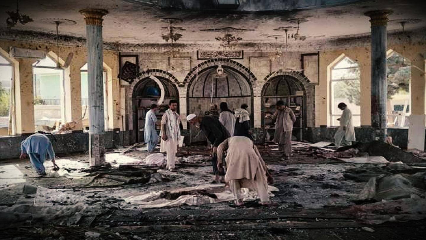 अफगानिस्‍तान: कुंदुज शहर की मस्जिद में आत्मघाती बम धमाका, 50 से अधिक लोगों की मौत