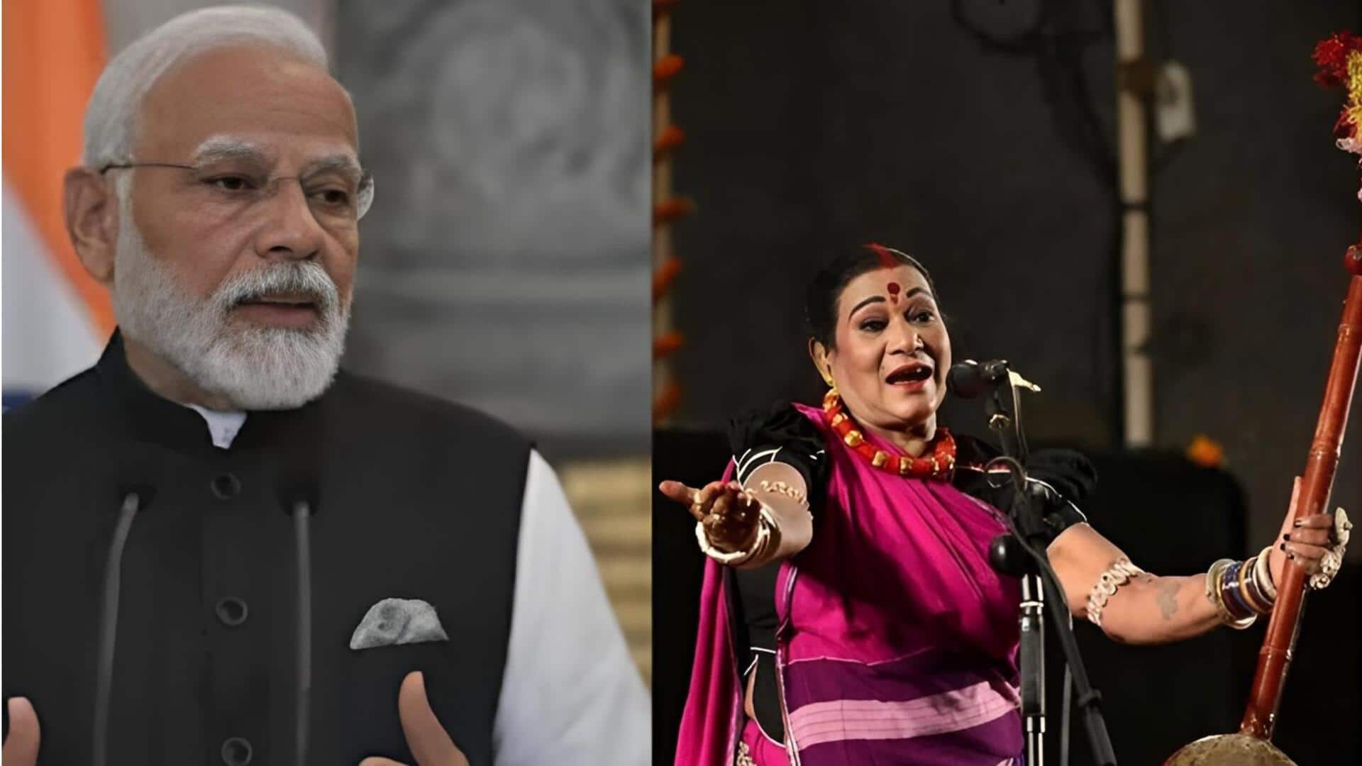 पंडवानी गायिका तीजन बाई के निधन पर भावुक हुए प्रधानमंत्री नरेंद्र मोदी, जताया गहरा दुख