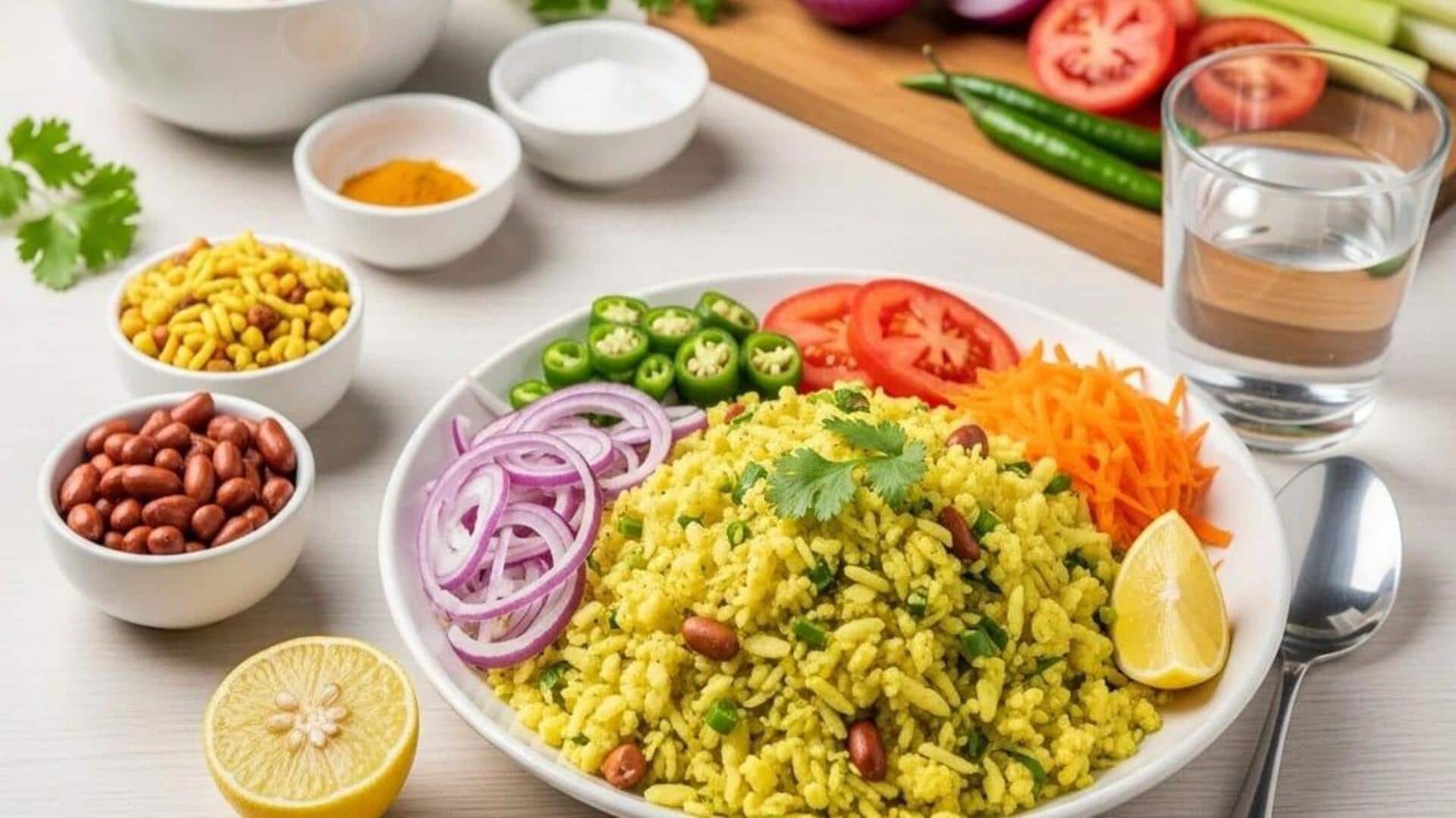 माइक्रोवेव में आसानी से बनाएं स्वादिष्ट पोहा, आसान है इसकी रेसिपी