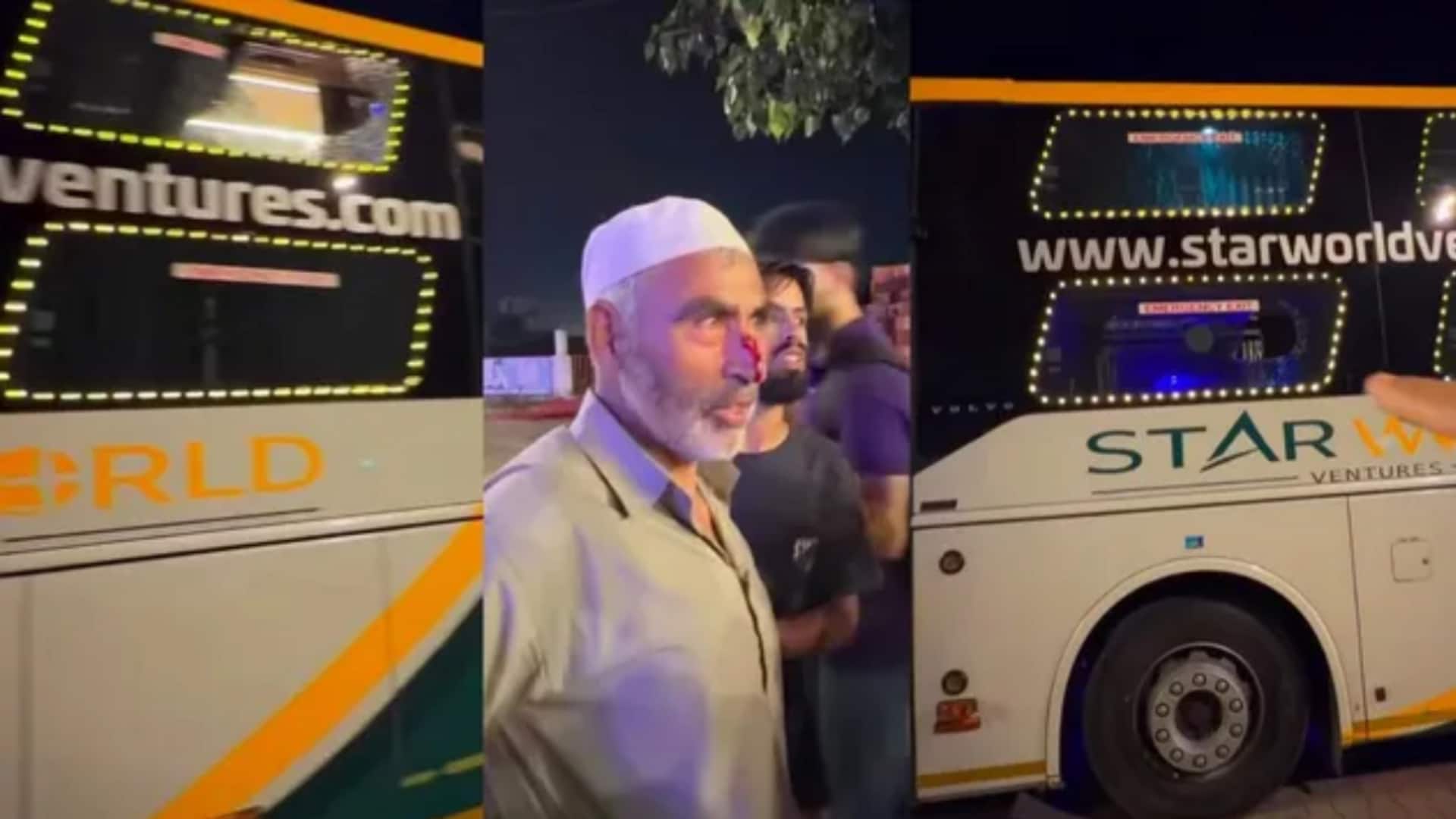 दिल्ली से श्रीनगर जा रही बस पर हरियाणा में पथराव, बुजुर्ग कश्मीरी यात्री घायल