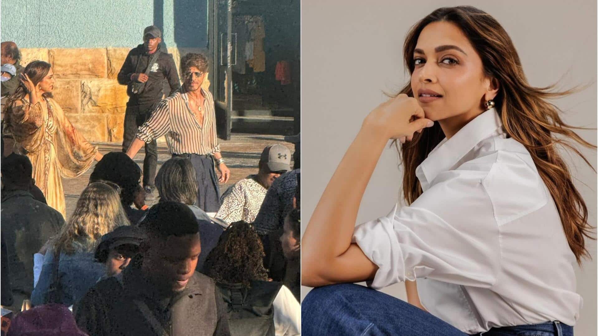 शाहरुख खान की 'किंग' में जी जान से जुटीं दीपिका पादुकोण, सेट से आई ये तस्वीर