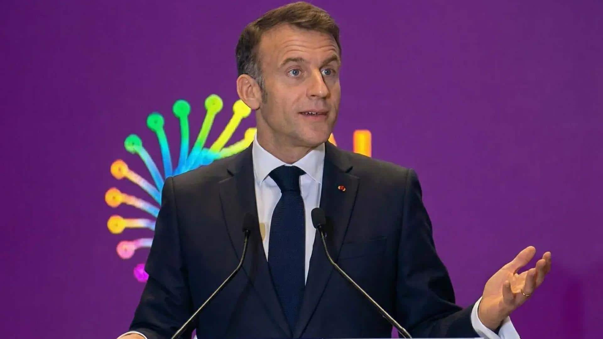 AI समिट में फ्रांस के राष्ट्रपति इमैनुएल मैक्रों ने की भारत के UPI की सराहना