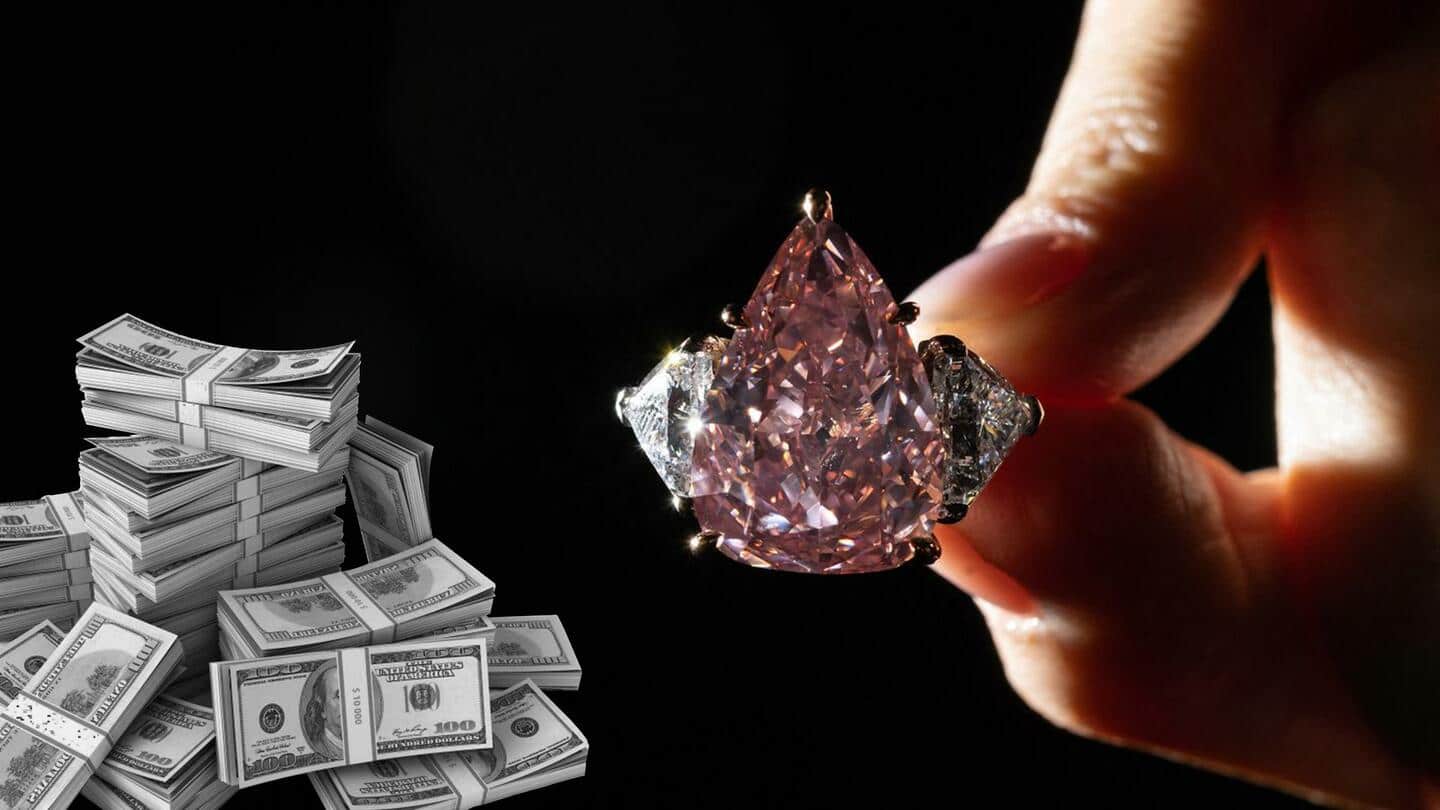 गुलाबी हीरा 236 करोड़ रुपये में नीलाम हुआ, बेचने वाले फिर भी निराश