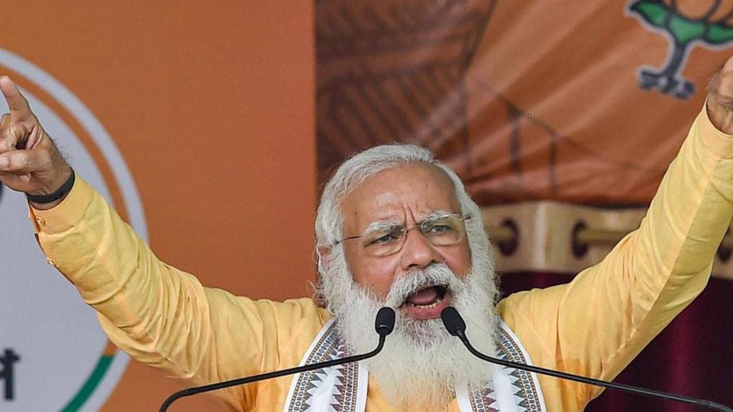 भाजपा के समर्थन में भीड़ देखकर बेकाबू हो रही बनर्जी की बौखलाहट- मोदी भाजपा के समर्थन में भीड़ देखकर बेकाबू हो रही बनर्जी की बौखलाहट- मोदी