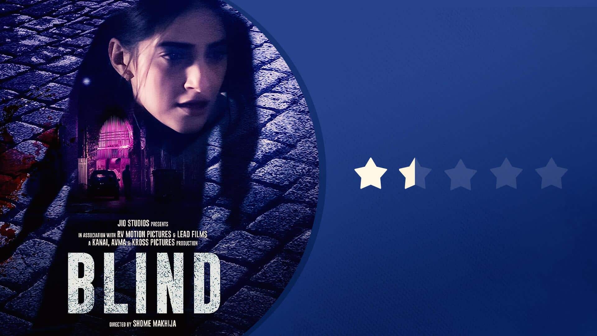 फिल्म 'ब्लाइंड' रिव्यू: न रहस्य दिखा, न रोमांच; सोनम की कोशिश नाकाम