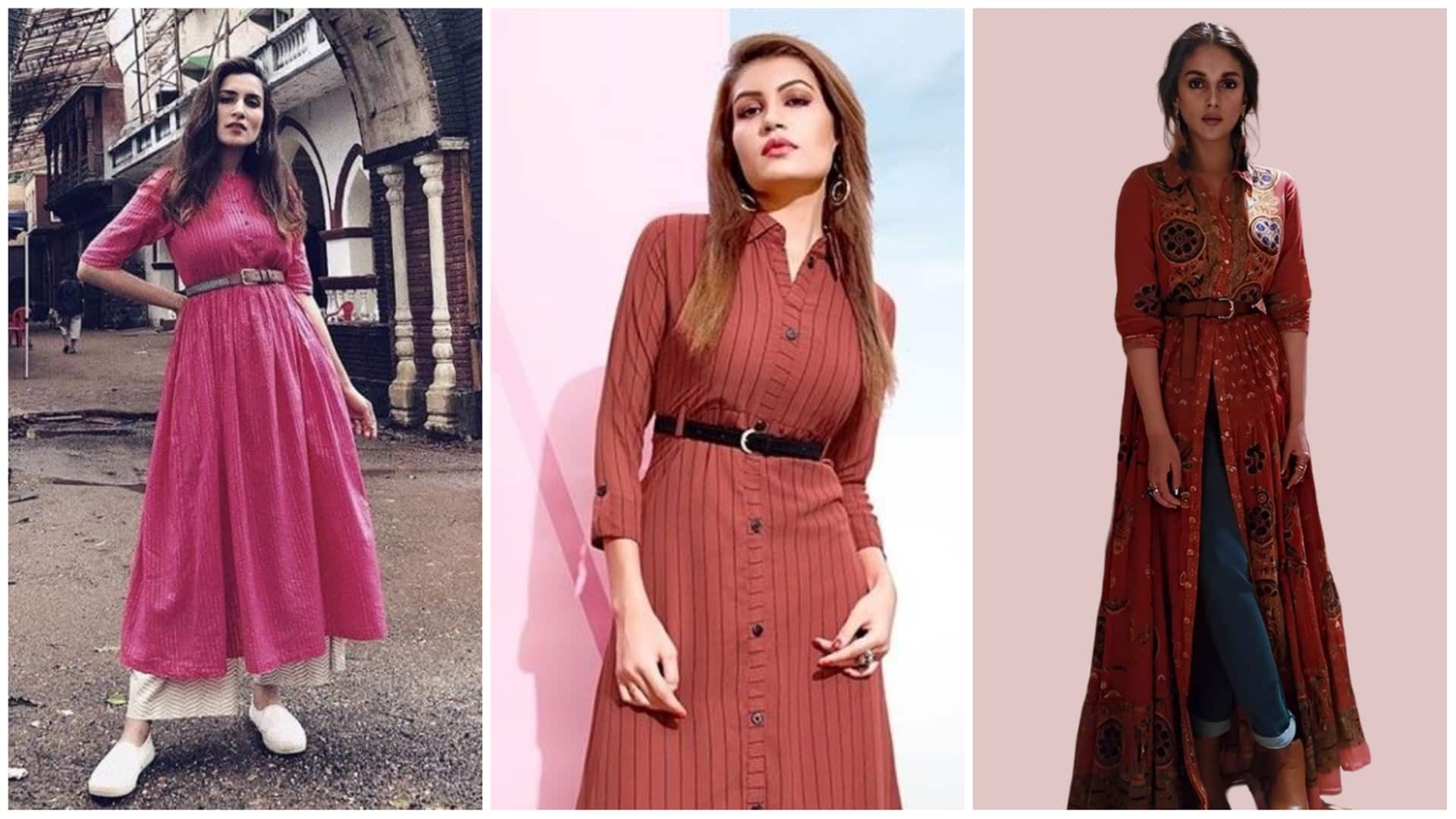 कुर्ती को स्टेटमेंट बेल्ट से दें एक नया लुक, इस तरह पहनकर लगेंगी सबसे सुंदर 