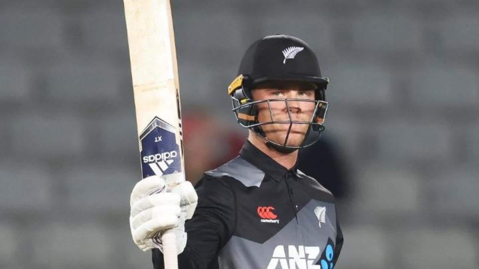 इंग्लैंड बनाम न्यूजीलैंड: फिन एलन ने जमाया टी-20 अंतरराष्ट्रीय करियर का तीसरा अर्धशतक, जानिए उनके आंकड़े 