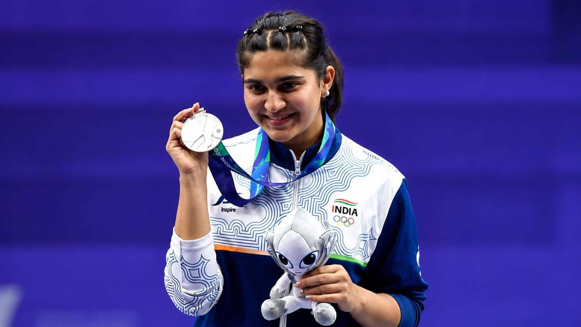 एशियाई खेल 2026: भारत को निशानेबाजी में कमाल जारी, ईशा सिंह ने जीता रजत पदक