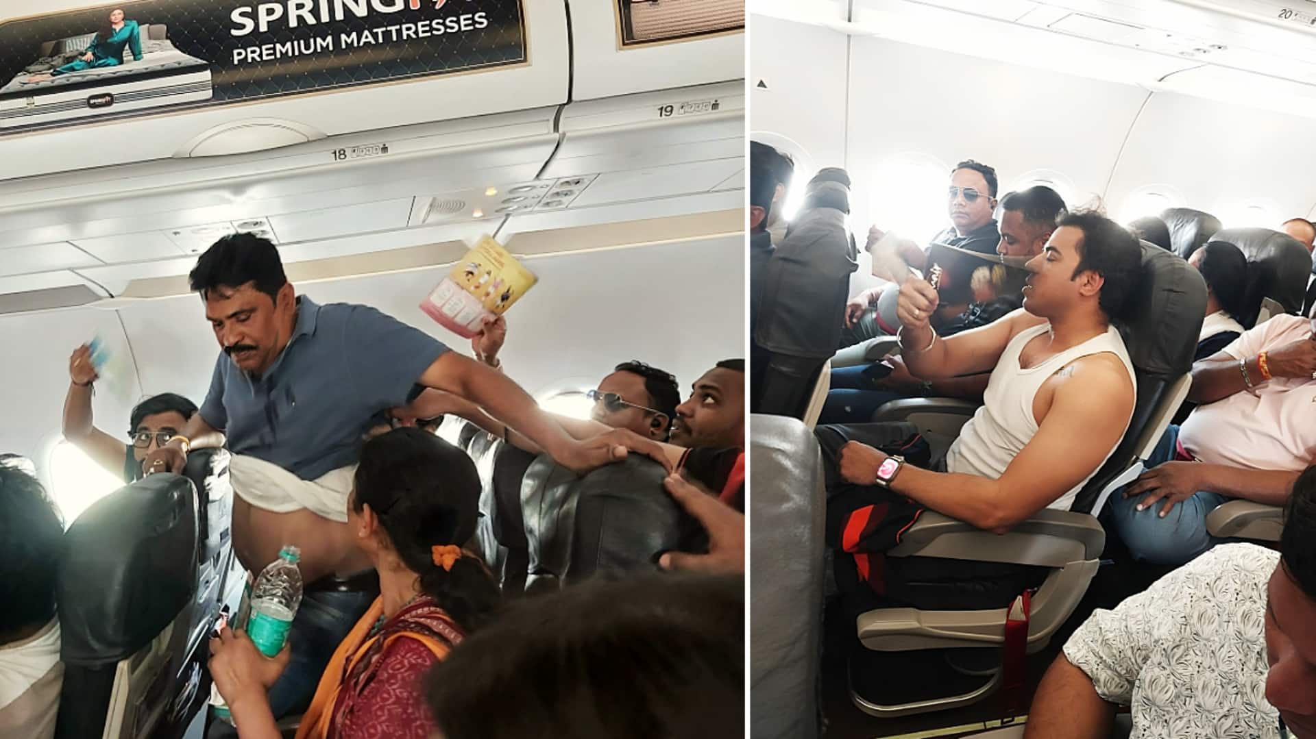 दिल्ली-भुवनेश्वर की एयर इंडिया एक्सप्रेस उड़ान में एसी खराब; यात्रियों ने कपड़े उतारे, बीमार हुए दिल्ली-भुवनेश्वर की एयर इंडिया एक्सप्रेस उड़ान में एसी खराब; यात्रियों ने कपड़े उतारे, बीमार हुए