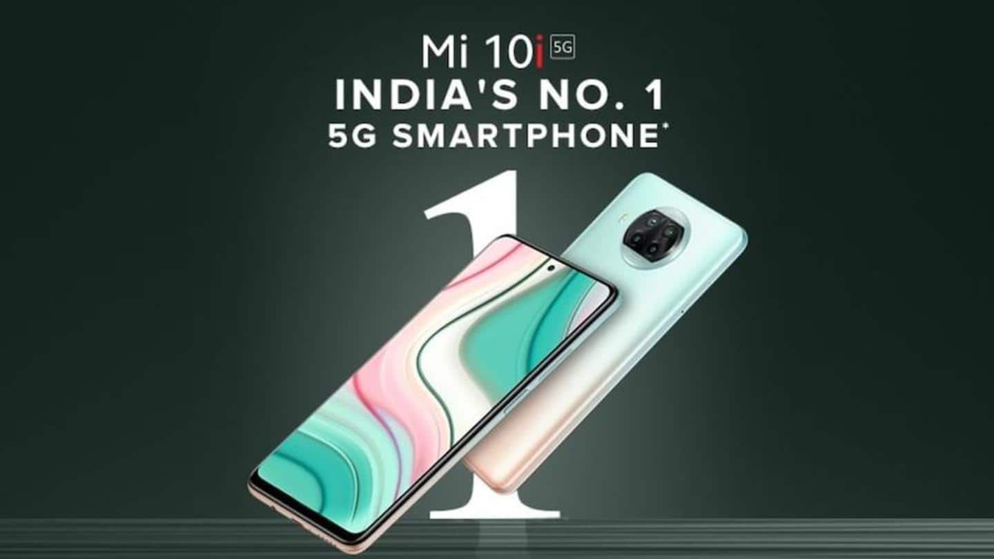 Mi 10i बना भारत का टॉप 5G स्मार्टफोन, कंपनी ने दी जानकारी
