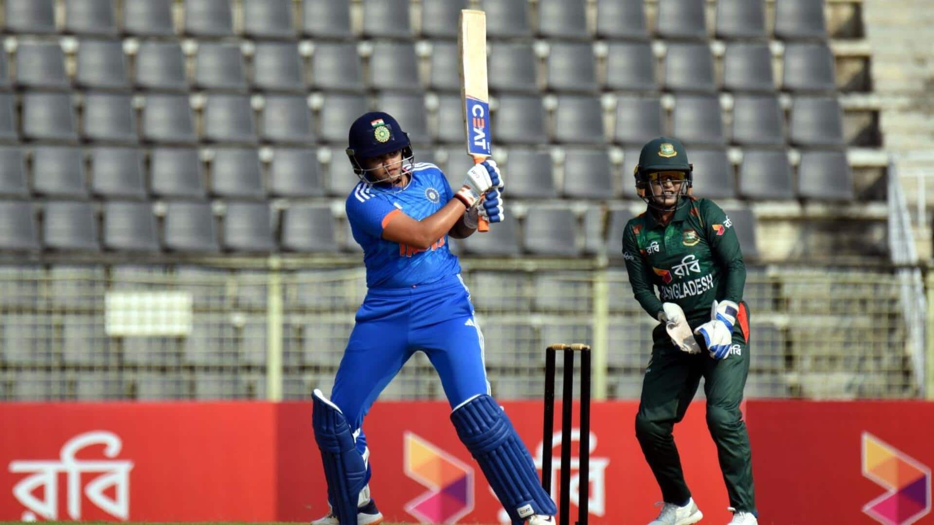 भारतीय महिला टीम ने पहले टी-20 मैच में बांग्लादेश को हराया, ये बने रिकॉर्ड्स