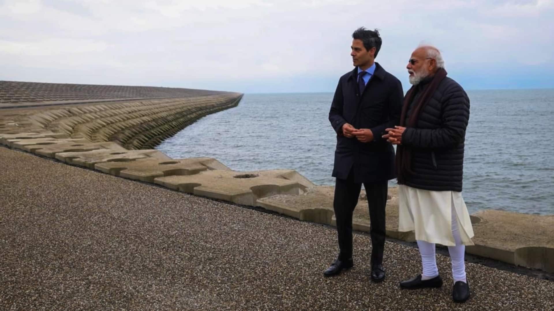 प्रधानमंत्री ने नीदरलैंड में 32 किलोमीटर लंबे बांध का किया दौरा, ये कितना खास?