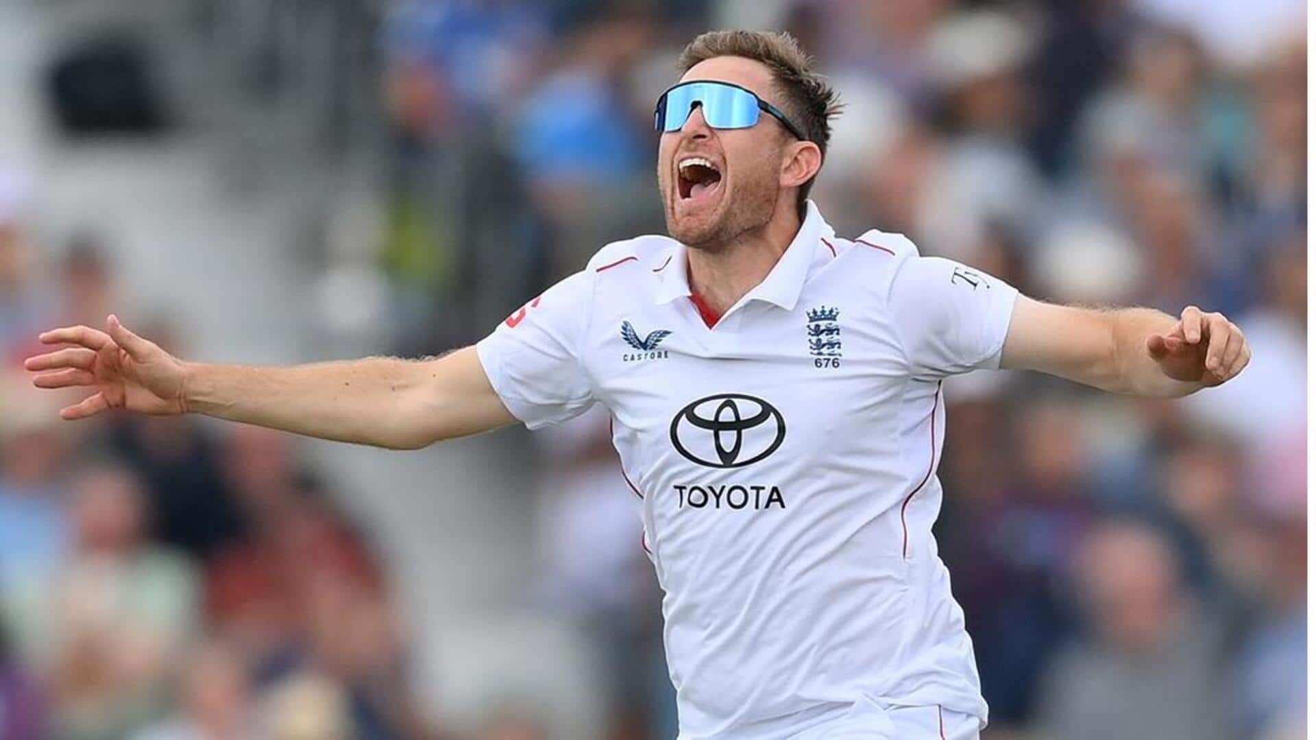 इंग्लैंड के लियाम डॉसन ने प्रथम श्रेणी क्रिकेट से लिया संन्यास 