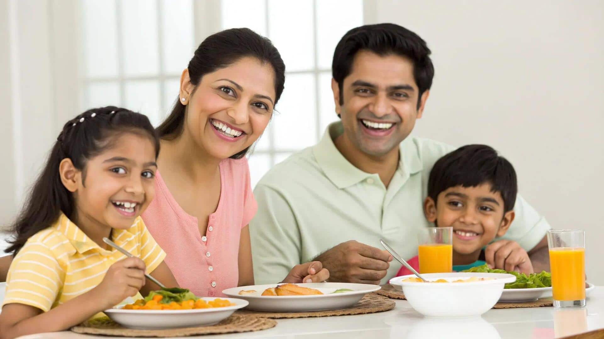 भारतीय परिवारों के लिए जरूरी है स्वस्थ खान-पान, अपनाएं ये आदतें