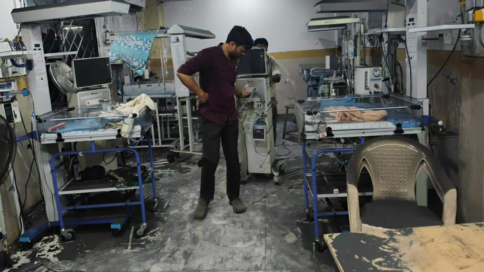 तेलंगाना: आदिलाबाद के सरकारी अस्पताल में AC फटने से आग, 2 नवजात शिशुओं की जान गई