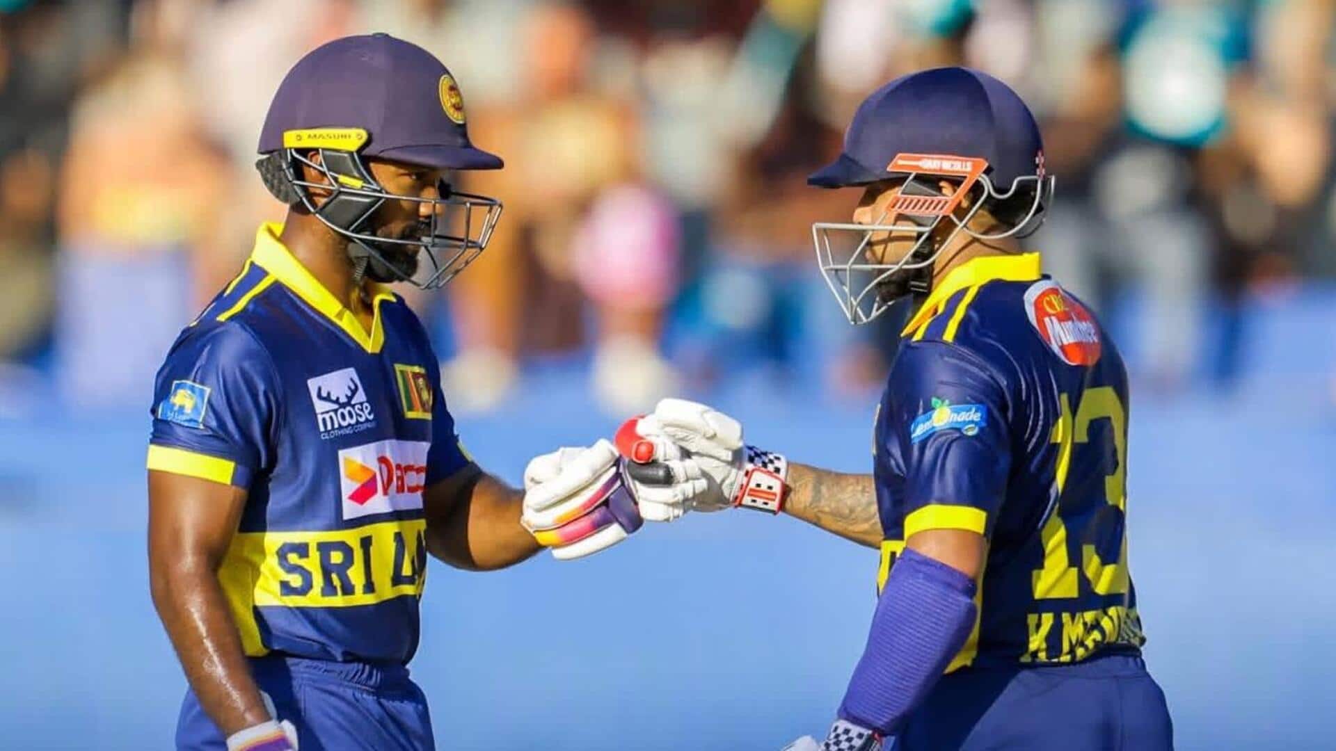 श्रीलंका ने पहले वनडे में इंग्लैंड को हराया, ये बने रिकॉर्ड्स