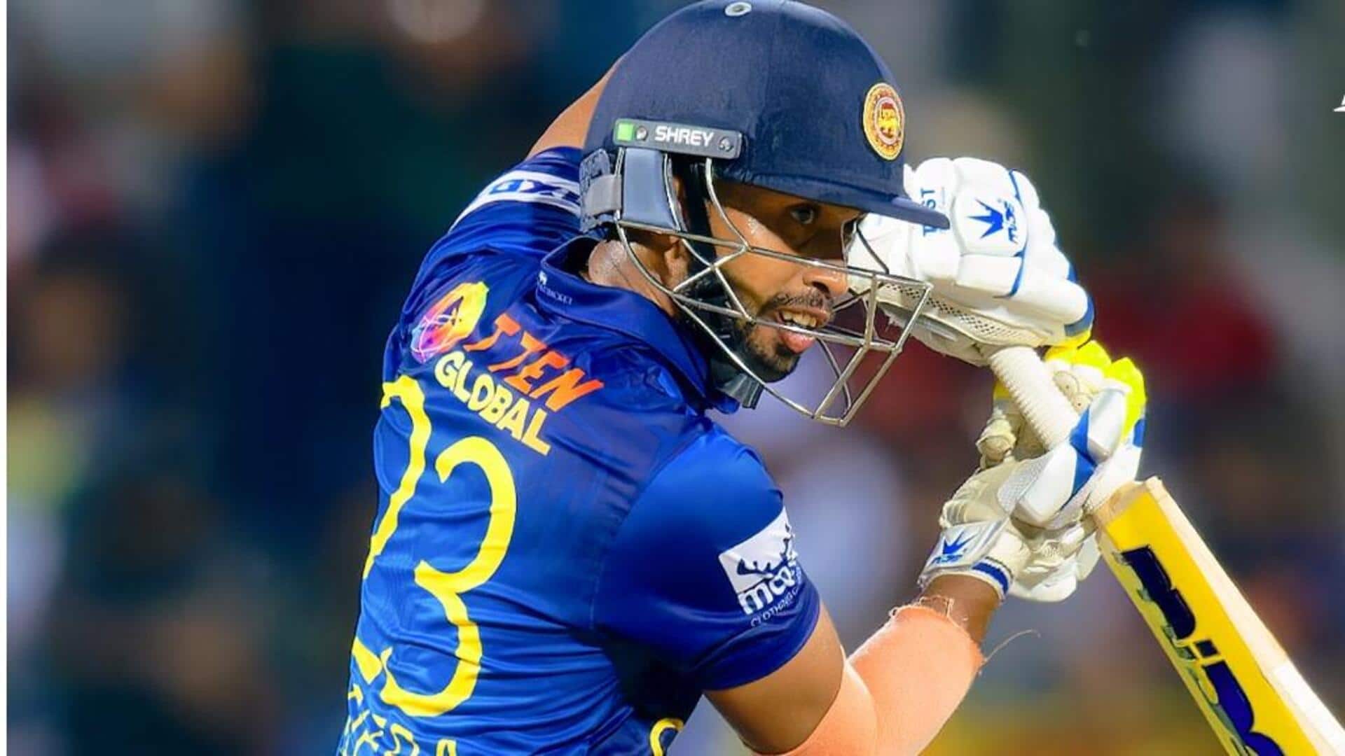 बांग्लादेश बनाम श्रीलंका: सदीरा समरविक्रमा ने लगाया वनडे करियर का चौथा अर्धशतक, जानिए उनके आंकड़े