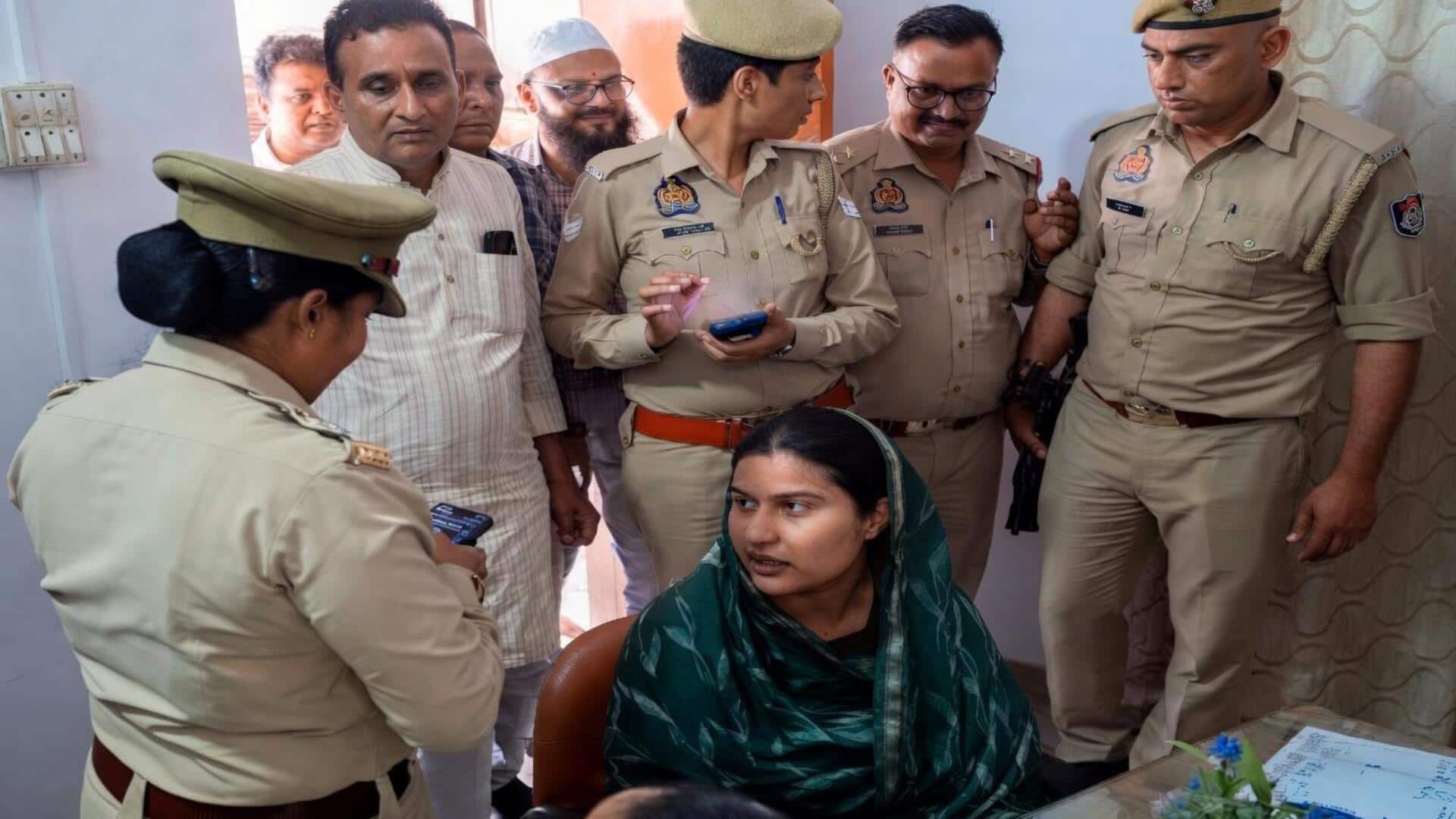 बुजुर्ग की शिकायत लेकर DIG से मिलने पहुंची सांसद इकरा हसन, पुलिस ने हिरासत में लिया