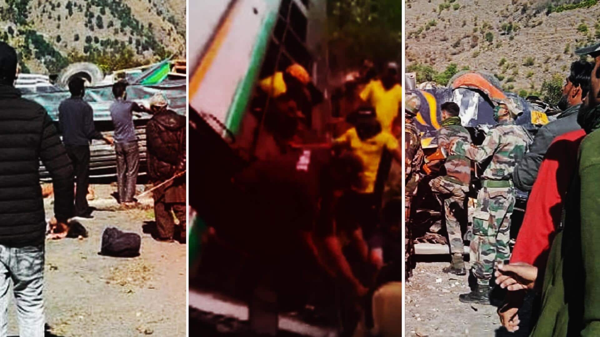 जम्मू-कश्मीर के डोडा में भीषण सड़क हादसा, खाई में बस गिरने से 38 यात्रियों की मौत 