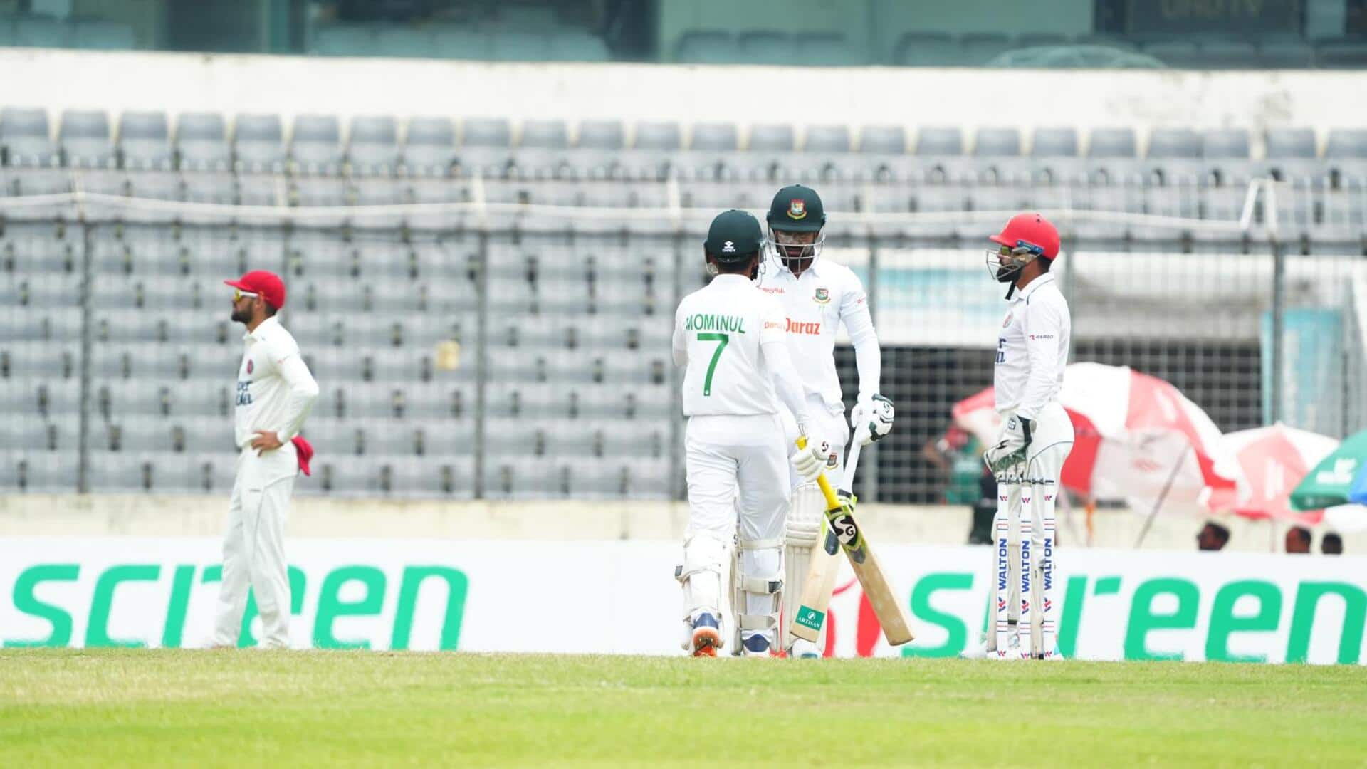 अफगानिस्तान के खिलाफ एकमात्र टेस्ट में जीत के करीब पहुंचा बांग्लादेश, ऐसा रहा तीसरा दिन 