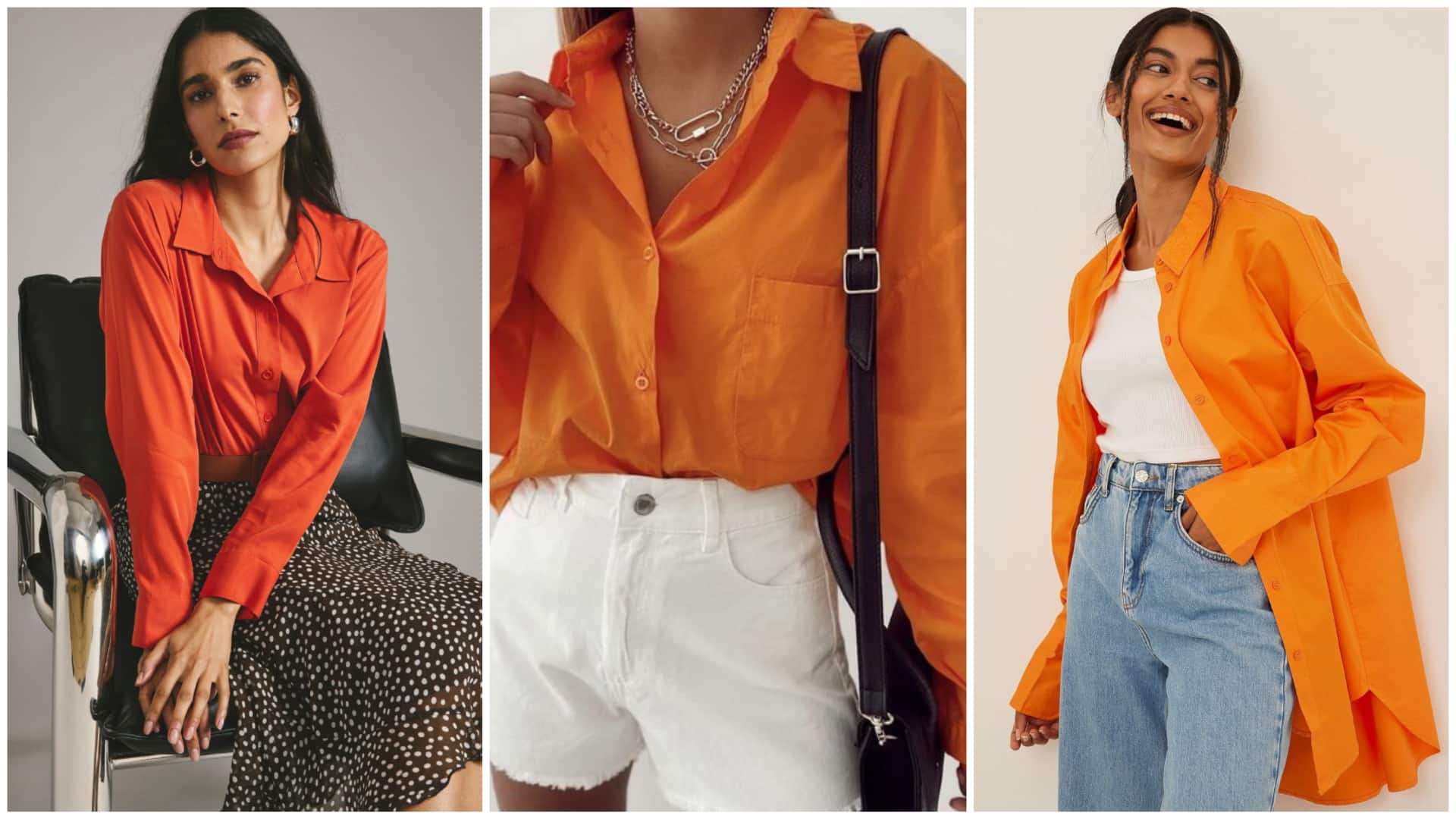 महिलाओं के लिए फैशनेबल विकल्प बन सकती है नारंगी शर्ट, हर मौके पर ऐसे पहनें