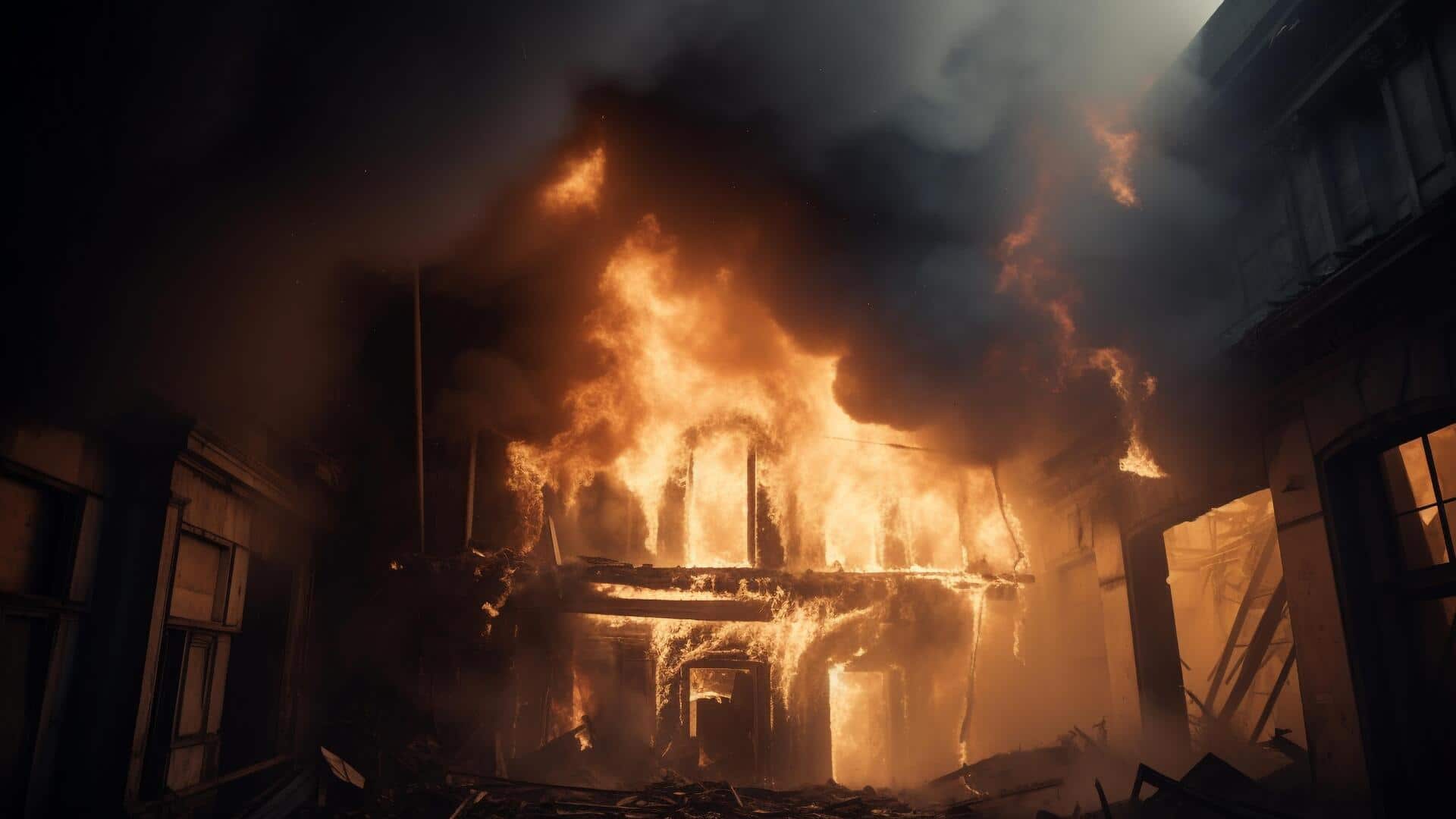 उत्तर प्रदेश: बरेली में घर पर बनी झोपड़ी में लगी आग, 3 बच्चे जिंदा जले