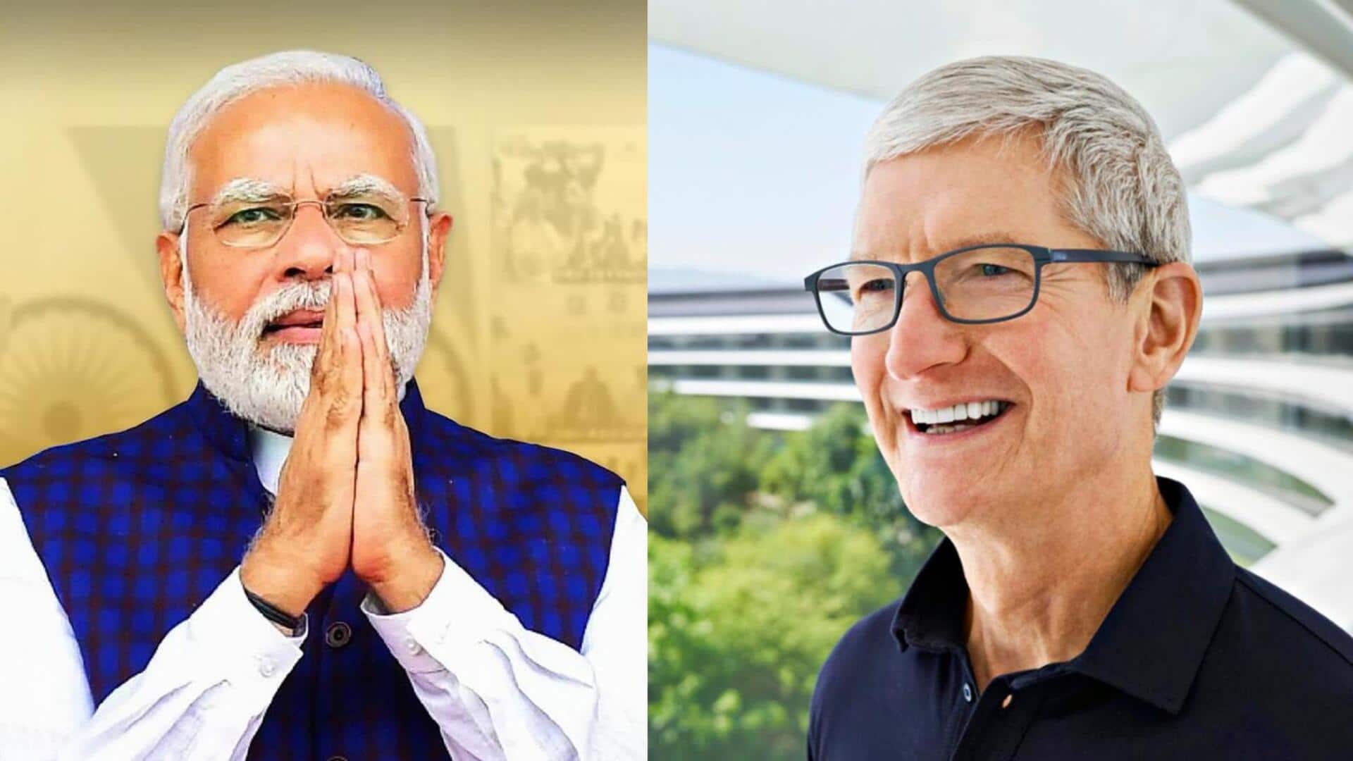 दिल्ली में ऐपल रिटेल स्टोर खोलने से पहले प्रधानमंत्री नरेंद्र मोदी से मुलाकात करेंगे टिम कुक