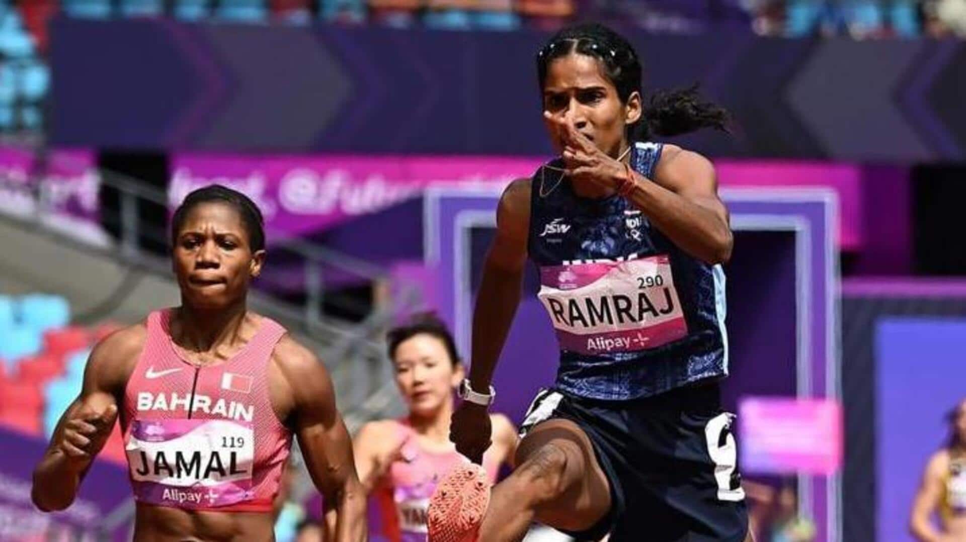 एशियाई खेल: विथ्या रामराज ने 400 मीटर बाधा दौड़ में जीता कांस्य पदक