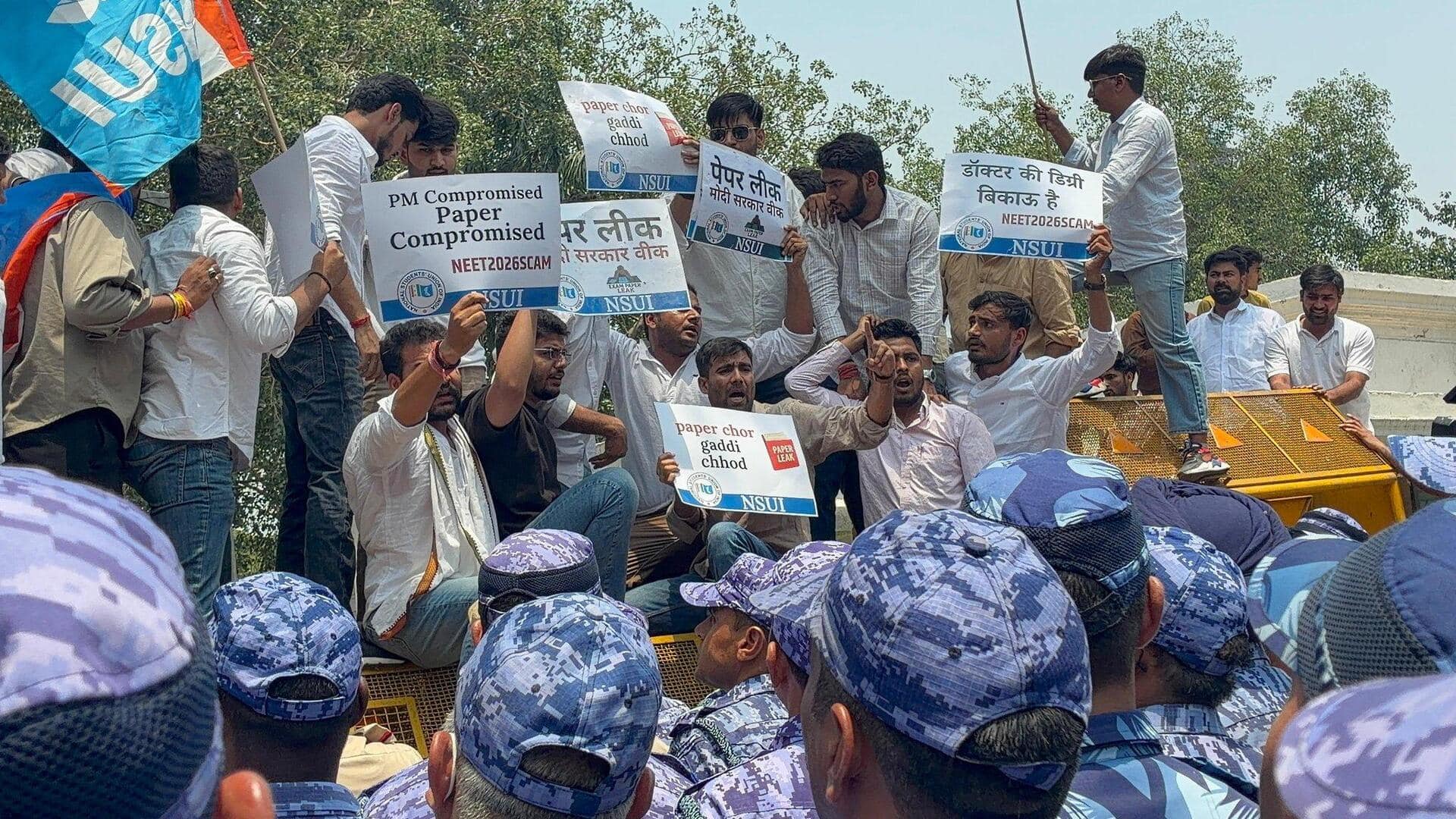 NEET-UG 2026 पेपर लीक मामले में अब तक 15 पकड़े गए, जयपुर से कथित मास्टरमाइंड गिरफ्तार
