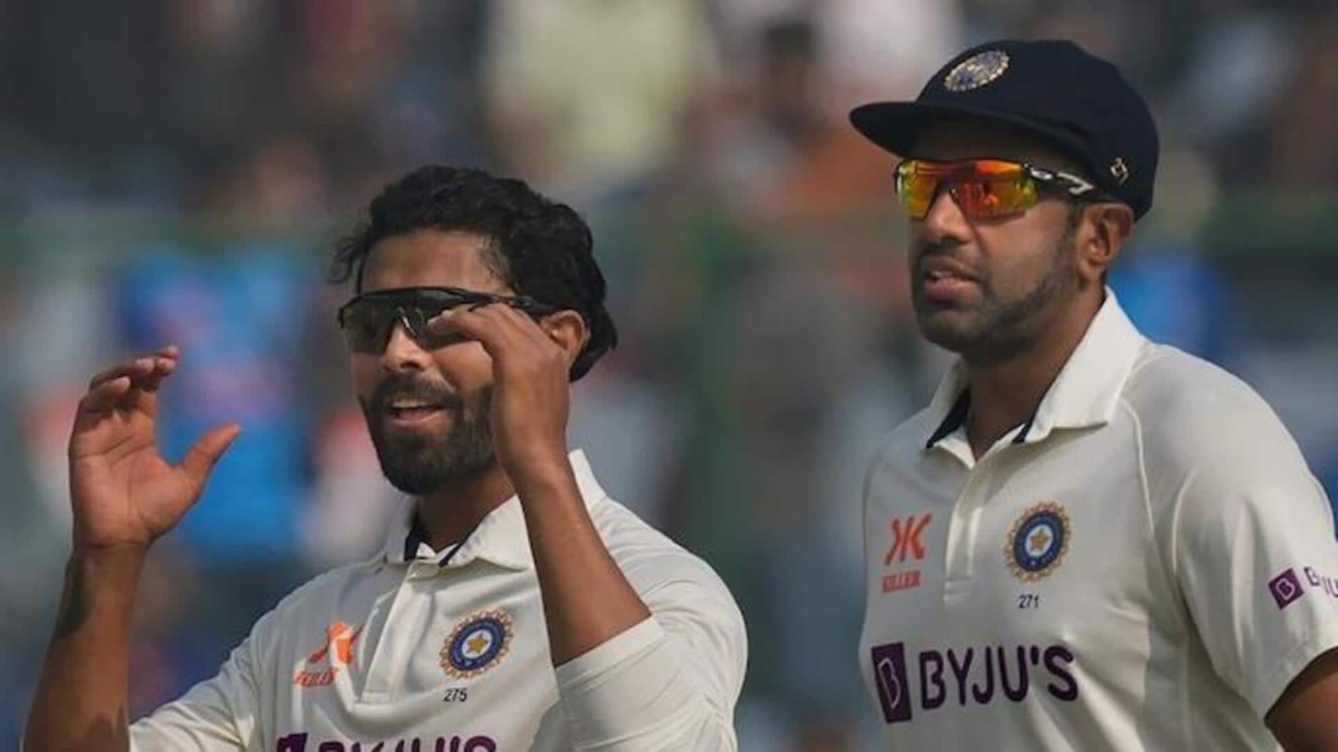 अश्विन-जडेजा की जोड़ी ने टेस्ट क्रिकेट में भारत के लिए झटके सर्वाधिक विकेट, जानिए आंकड़े