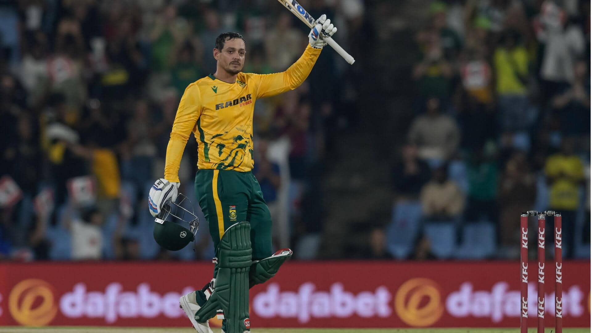 दक्षिण अफ्रीका बनाम वेस्टइंडीज: क्विंटन डिकॉक ने दूसरा टी-20 अंतरराष्ट्रीय शतक जड़कर बनाए कई रिकॉर्ड्स