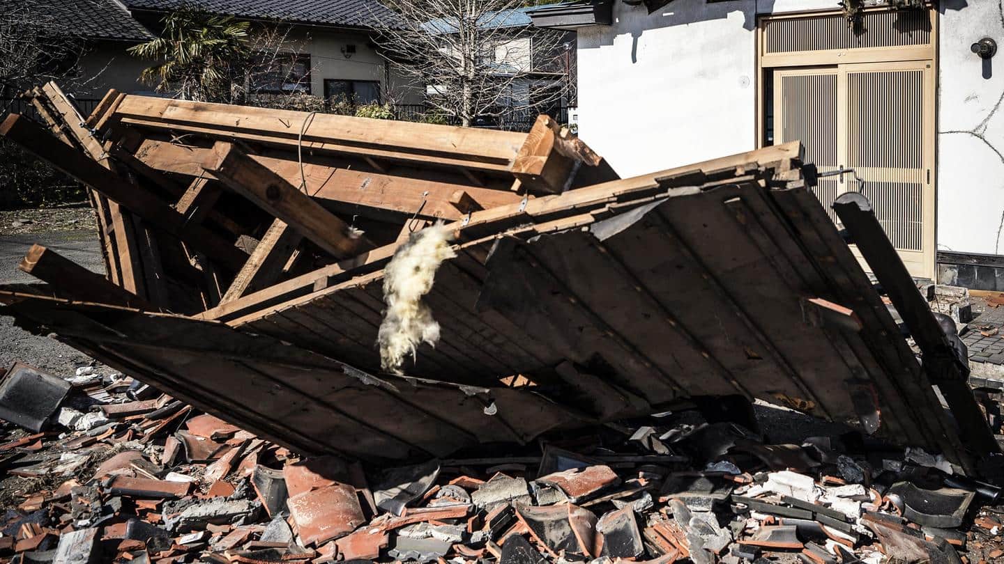 जापान में आए जोरदार भूकंप में दो लोगों की मौत, 90 घायल