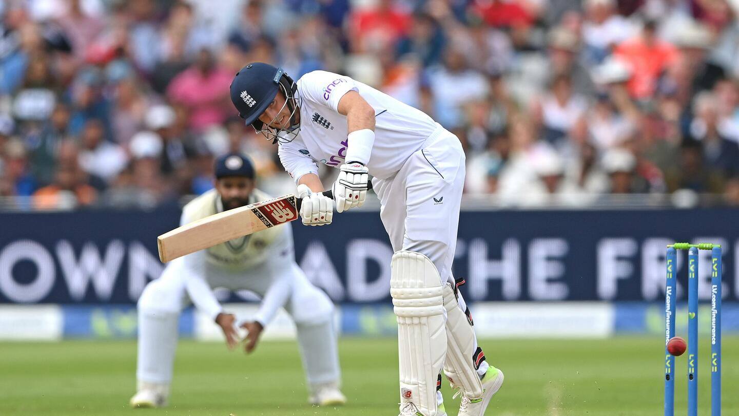एजबेस्टन टेस्ट: रूट-बेयरस्टो के अर्धशतकों से मजबूत स्थिति में इंग्लैंड, ऐसा रहा चौथा दिन
