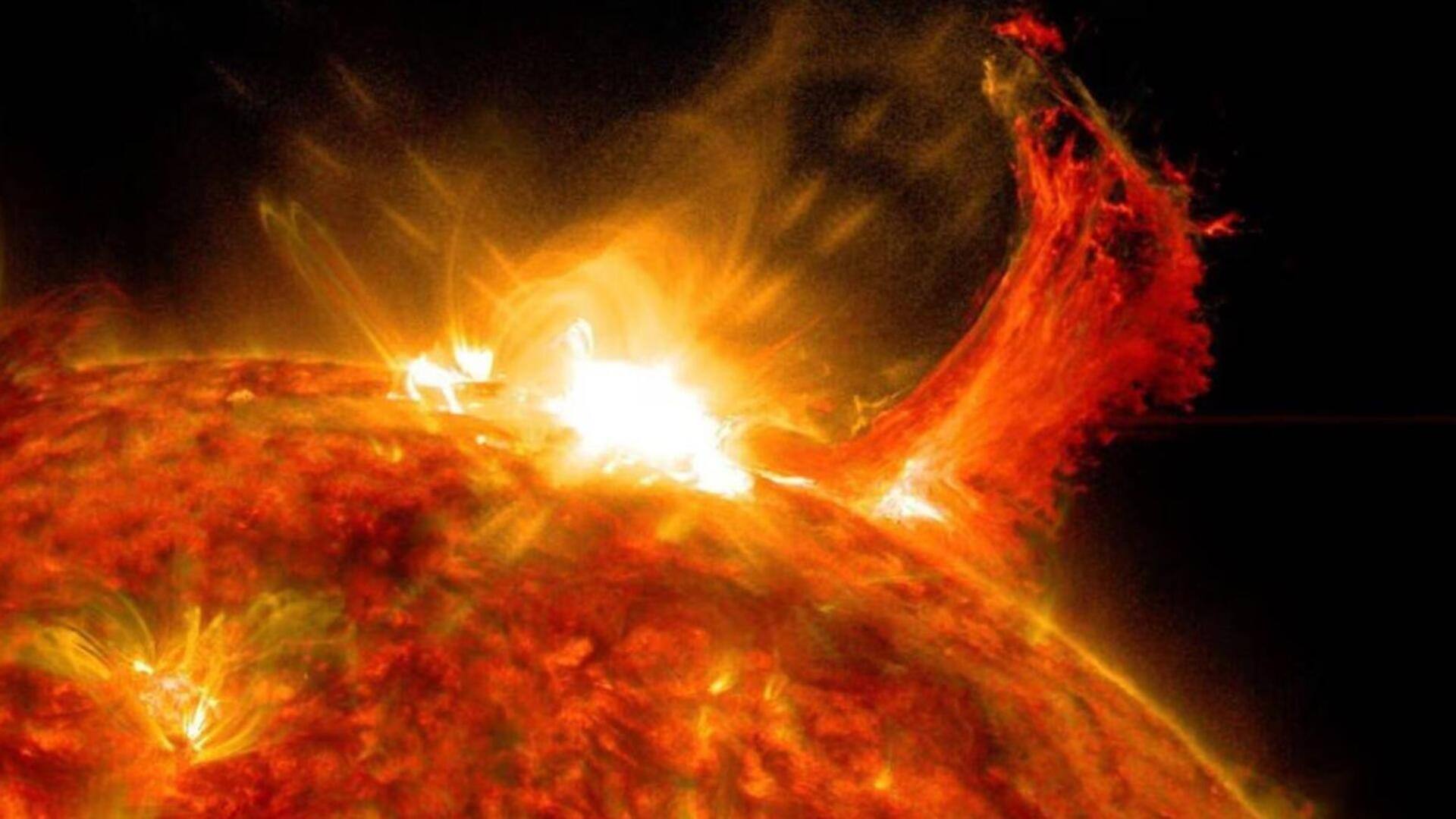 सनस्पॉट AR3450 में आज हो सकता है विस्फोट, सौर तूफान आने की है आशंका 