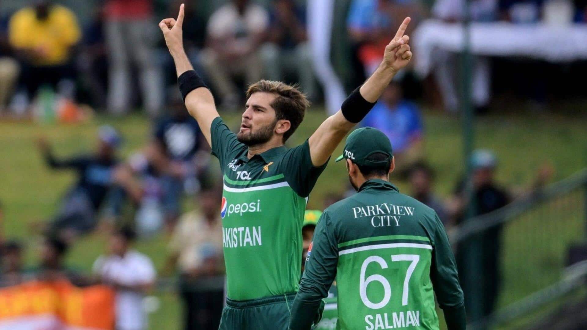 पाकिस्तान बनाम भारत: शाहीन शाह अफरीदी ने वनडे करियर में छठी बार लिए 4 विकेट