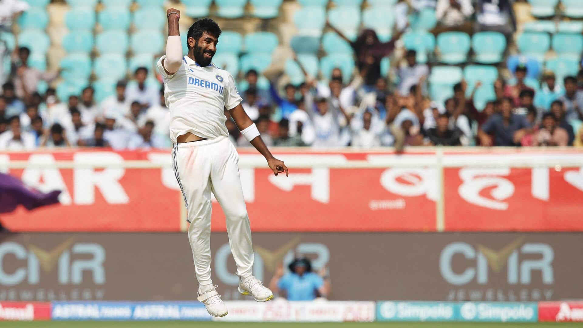 जसप्रीत बुमराह ने दूसरे टेस्ट में लिए कुल 9 विकेट, भारत में किया अपना सर्वश्रेष्ठ प्रदर्शन