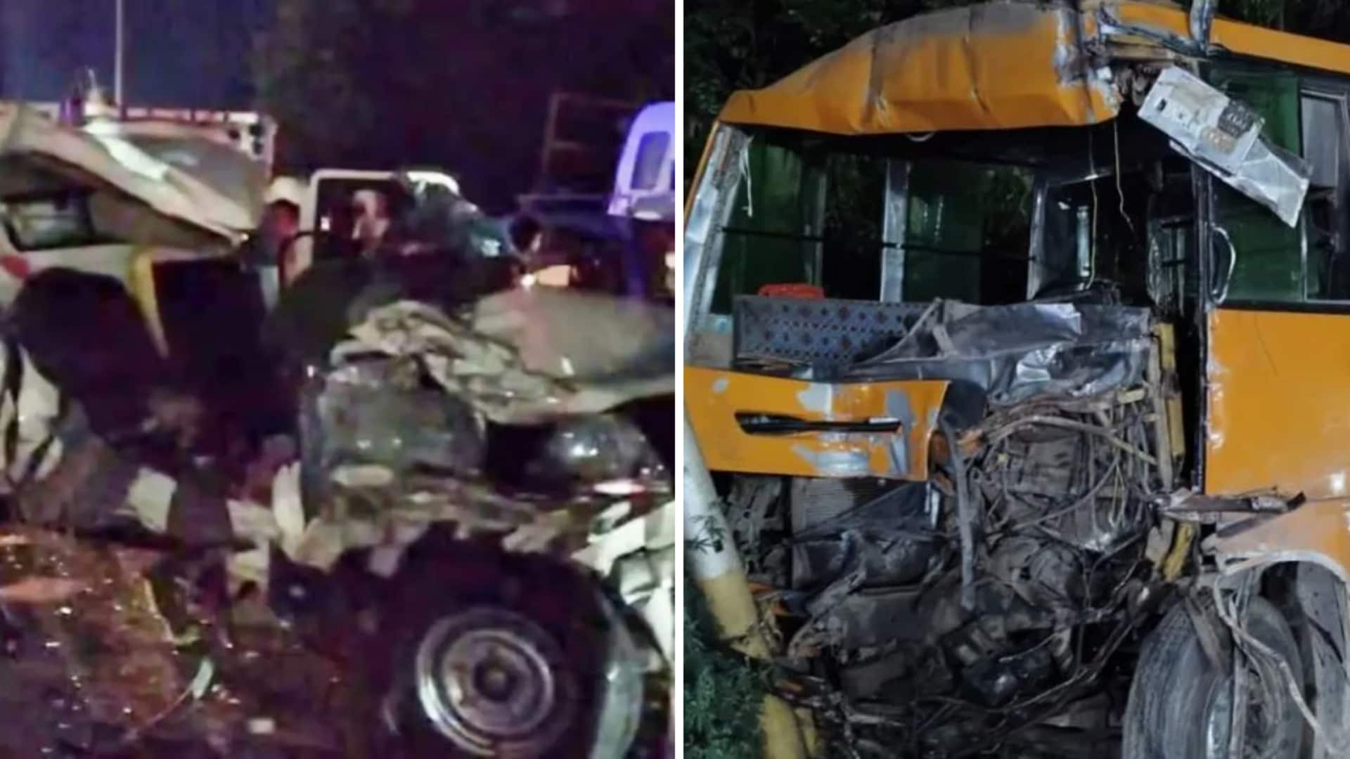 बिहार के कटिहार में बस और पिकअप की भीषण टक्कर, 13 की मौत और 32 घायल