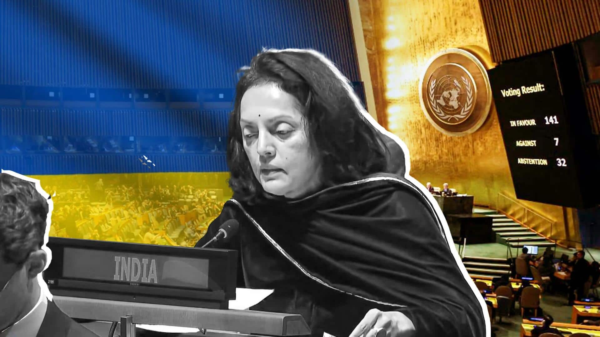 UN: यूक्रेन से रूसी सेनाओं की वापसी के प्रस्ताव पर मतदान में भारत रहा अनुपस्थित