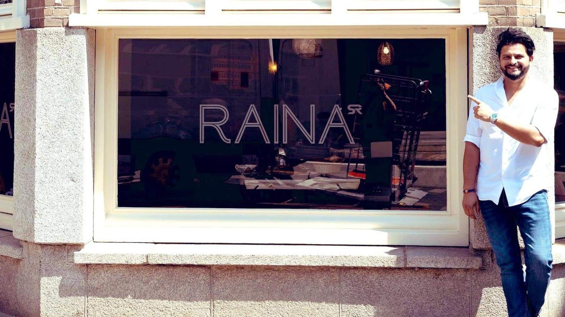 सुरेश रैना ने यूरोप में खोला अपना रेस्टोरेंट, खाना पकाते हुए आए नजर