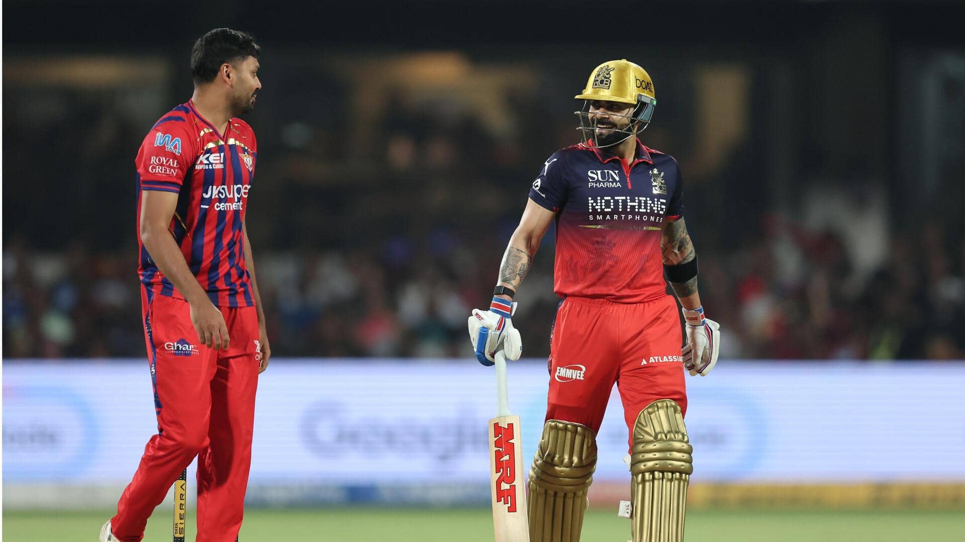 IPL 2026: RCB ने LSG को हराते हुए चौथी जीत दर्ज की, ये बने रिकॉर्ड्स