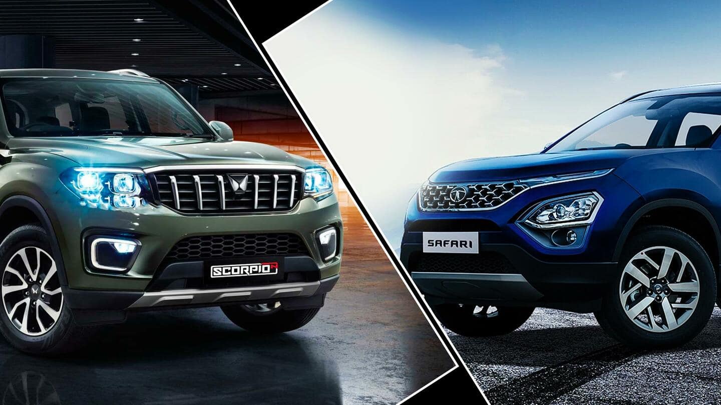 नई महिंद्रा स्कॉर्पियो N और टाटा सफारी में से कौन सी SUV है ज्यादा दमदार?