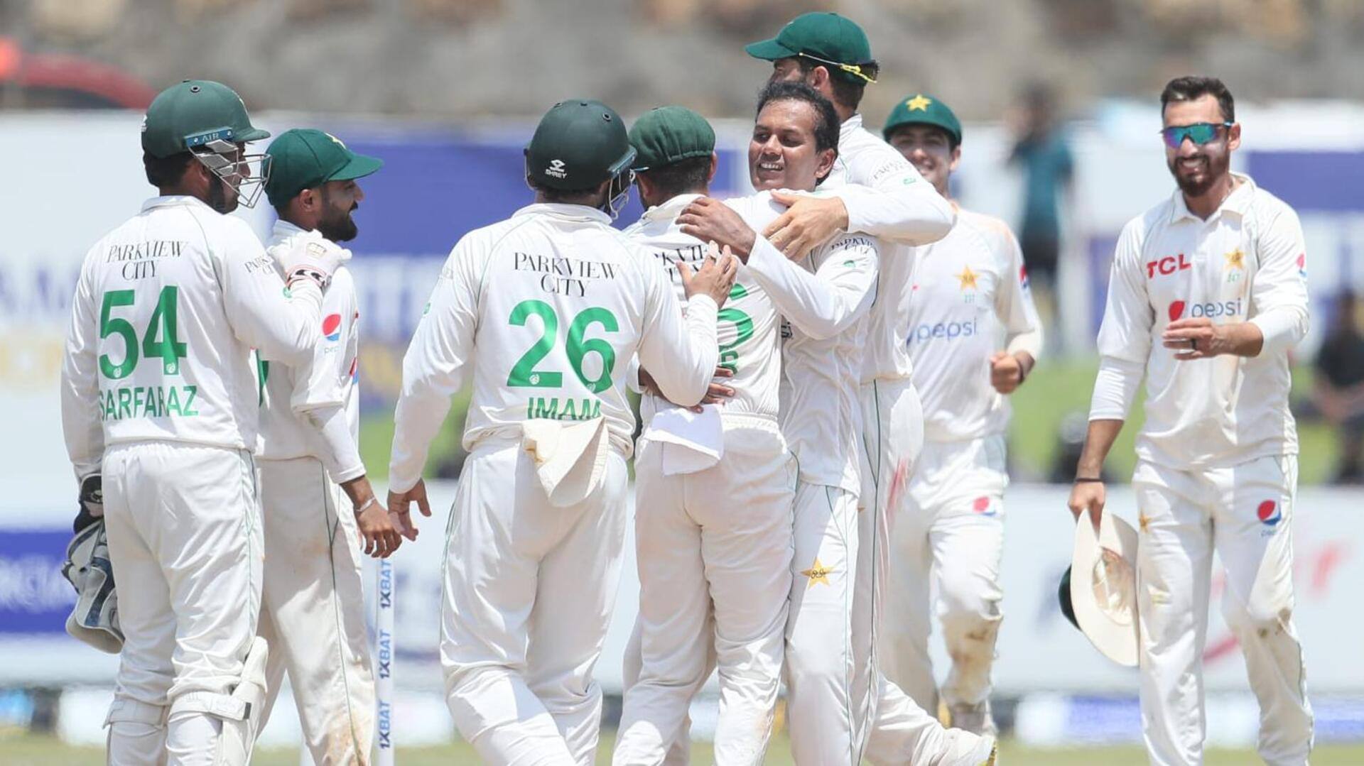 पहला टेस्ट: पाकिस्तान ने श्रीलंका को 4 विकेट से हराया, मैच में बने ये रिकॉर्ड्स 