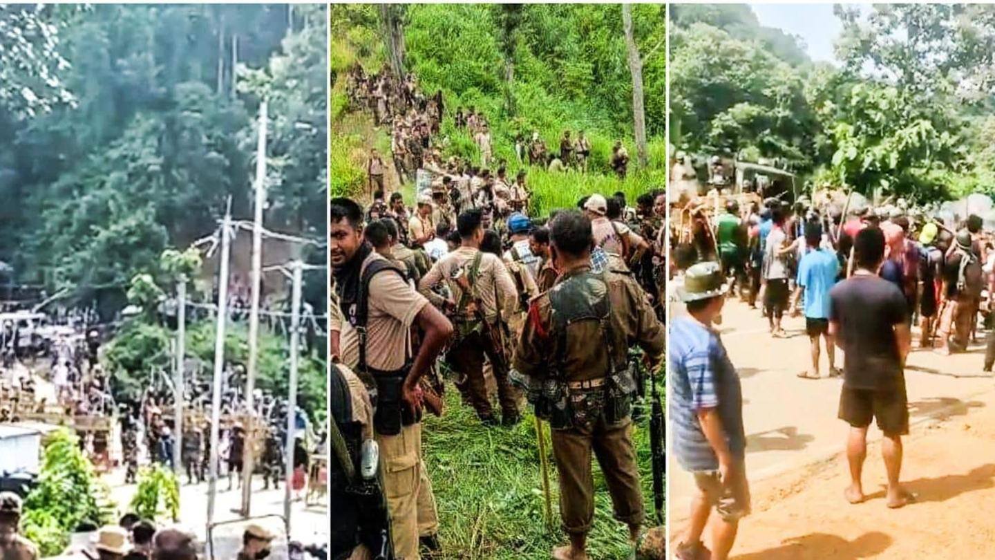 असम-मिजोरम सीमा पर चल रहा है विवाद असम-मिजोरम सीमा पर चल रहा है विवाद
