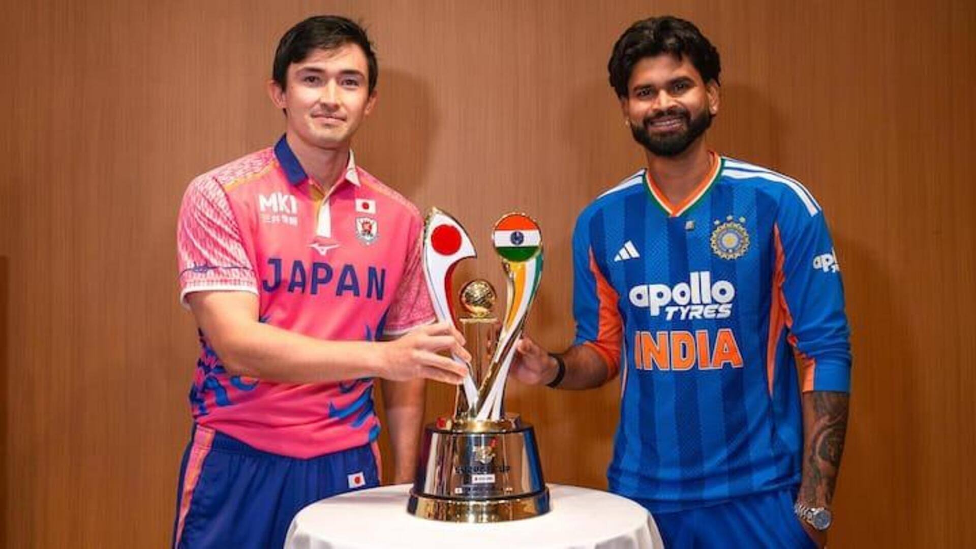 जापान के खिलाफ भारत के एकमात्र टी-20 अंतरराष्ट्रीय मुकाबले पर है चक्रवात 'दुजुआन' का साया