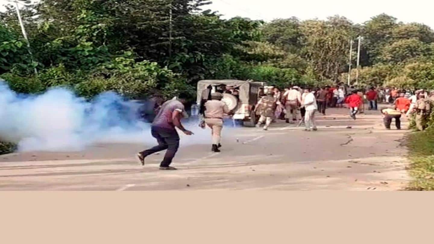 पुलिस ने बढ़ाई इलाके की सुरक्षा पुलिस ने बढ़ाई इलाके की सुरक्षा