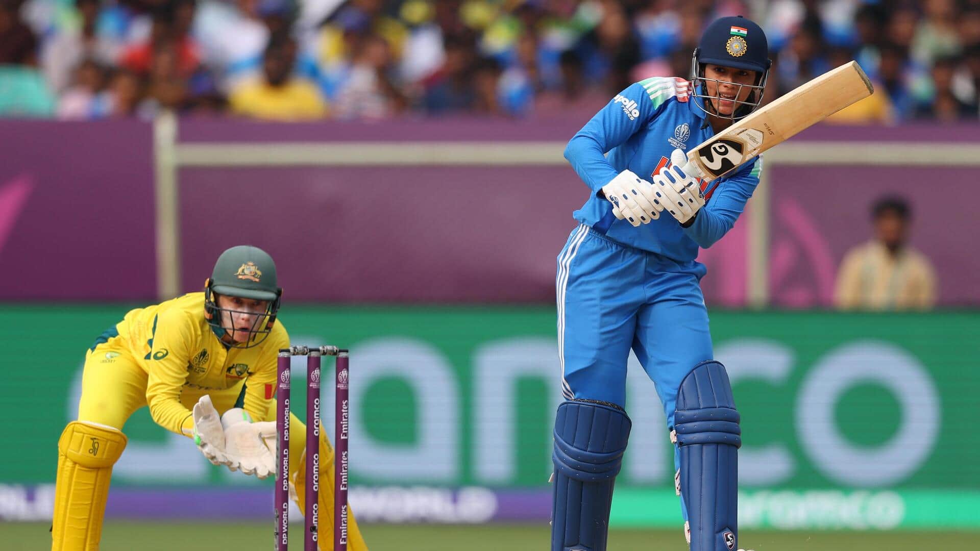 वनडे विश्व कप 2025: स्मृति मंधाना ऑस्ट्रेलिया के खिलाफ 1,000 रन बनाने वाली दूसरी भारतीय बनी वनडे विश्व कप 2025: स्मृति मंधाना ऑस्ट्रेलिया के खिलाफ 1,000 रन बनाने वाली दूसरी भारतीय बनी