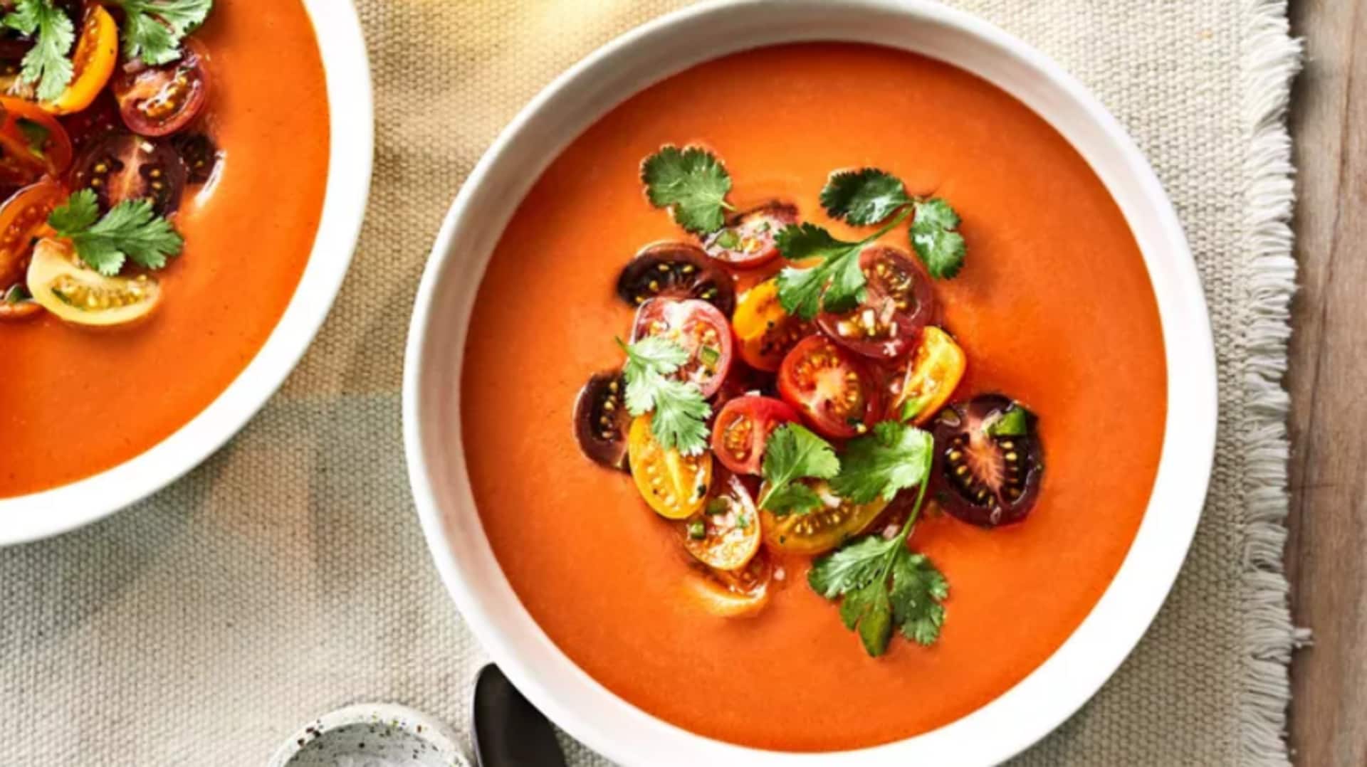 गर्मियों के लिए बेहतरीन है स्पेनिश गजपाचो, जो देगा पोषण और ताजगी