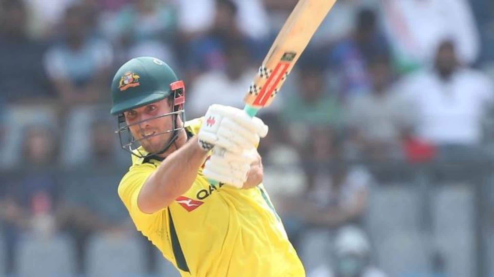 भारत बनाम ऑस्ट्रेलिया: मिचेल मार्श अपना दूसरा वनडे शतक जमाने से चूके, जानिए उनके आंकड़े 