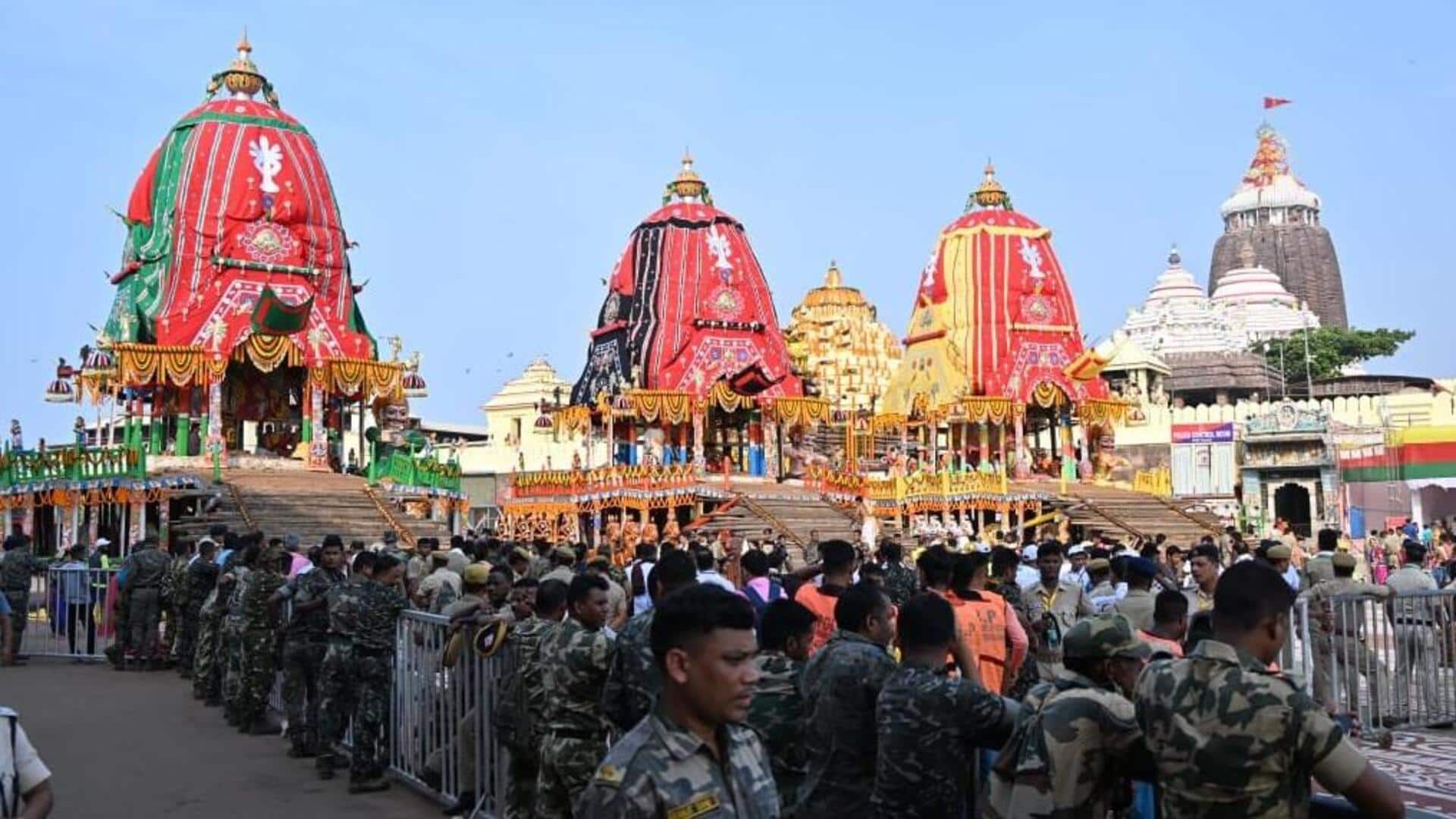 ओडिशा: पुरी में भगवान जगन्नाथ की रथ यात्रा शुरू, प्रधानमंत्री मोदी ने दी शुभकामनाएं
