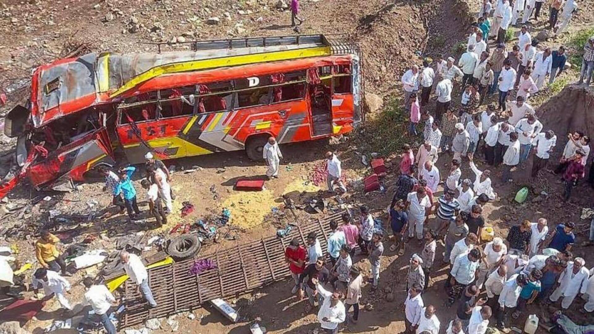 मध्य प्रदेश: खरगौन बस हादसे में अब तक 25 यात्रियों की मौत, मुआवजे का ऐलान